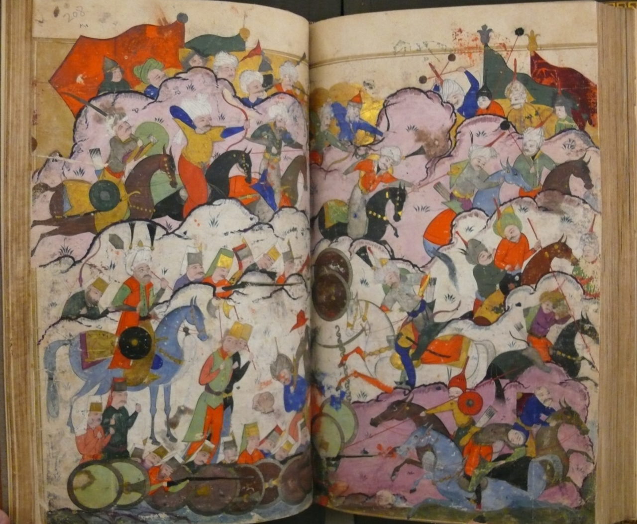 Teswîra şerê Çildêranê ya di Şerefnameyê de.