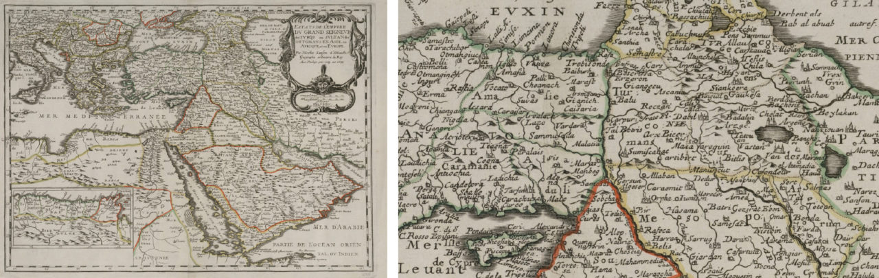 Nicolas Sanson’un Diyarbakır’ı “Caraemit” olarak kaydettiği haritanın tarihi 1650.