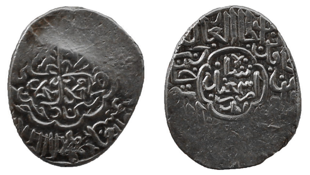 Polikê zîv ê ku li ser navê hikumdarê Safevî Şah Îsmaîl li Amîdê hatiye tabkirinê.