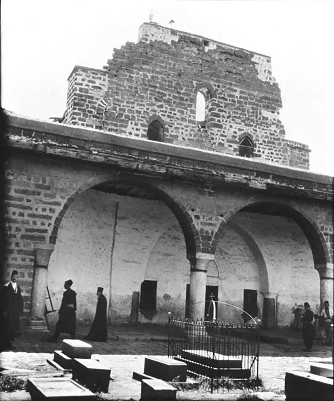 Meryem Ana Süryani Kadim Kilisesi. (Fotoğraf: Gertrude Bell, 1909, Newcastle Üniversitesi Gertrude Bell Arşivi)