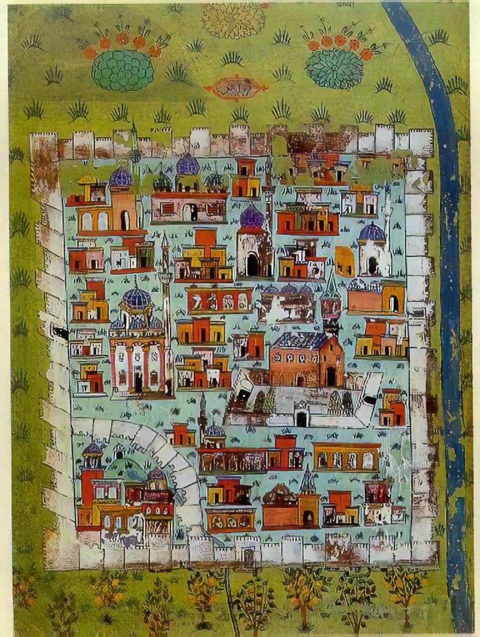 Miniature by Matrakci Nasuh depicting Amid.