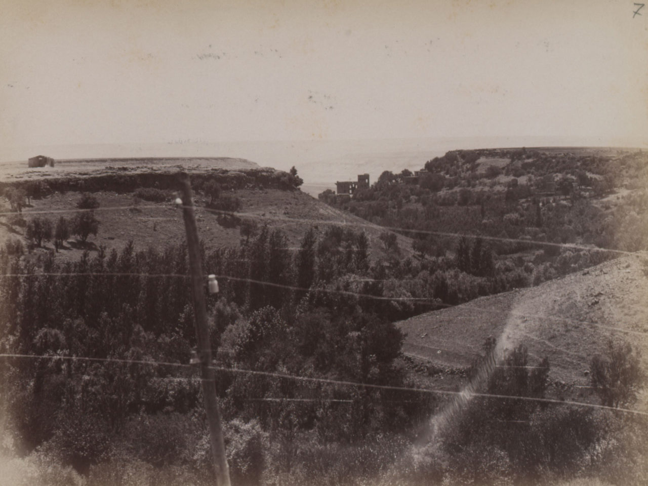 Kırklar Church, referred to in legends, was located at Kırklar Mountain, facing the Hevsel Gardens.<br>(The archive of Yıldız University)